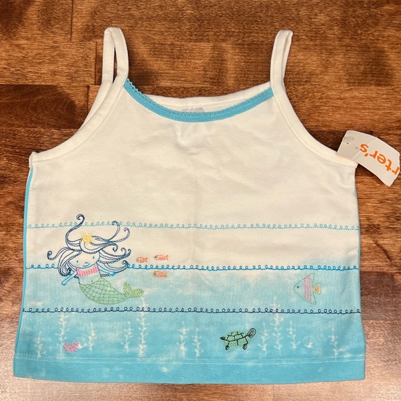 Carters 12-18 months Girl’s Mermaid tank top - Picture 2 of 5